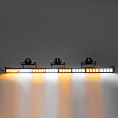 Yellow White 35'' Car Roof Traffic Emergency Hazard Warning LED Strobe Light Bar
