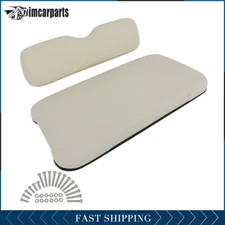 For EZGO TXT Golf Cart Front Cushion Set White