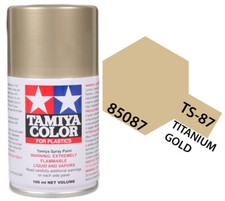 Tamiya 85087 TS-87 Titanium Gold Lacquer Spray Paint 100ml - US