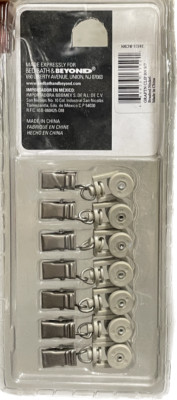 Grafton Roller Clips In Brushed Nickel (Set of 7)