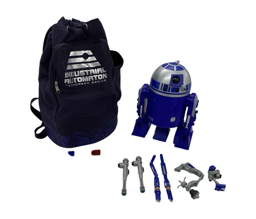 Star Wars Galaxy's Edge Build A Droid Depot Blue Astromech R2 Disney Park & Bag