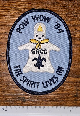 Greater Colorado Council GRCC Spirit Lives on Pow Wow 1984 BSA Patch 