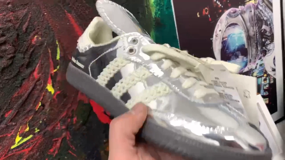 adidas Wales Bonner x Samba Silver Metallic-IG8181-NEW WITH