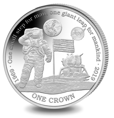 人類初の月面着陸 銀貨　　MAN ON THE MOON シルバー 人類初の月面着陸 銀貨 MAN ON THE MOON シルバー 2019 NASA 50th