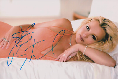 BRITNEY SPEARS Autogramm signiertes 20x30 Großfoto sexy Top Portrait
