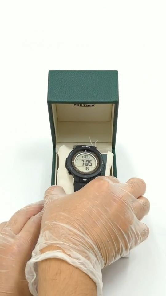 CASIO PRO TREK PRG-30-1JF Black Solar Men's Watch New in Box CASIO PRO TREK PRG-30-1JF Black Solar Men's Watch New in Box