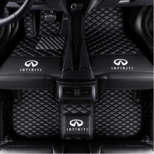 Fit for Infiniti G37 2008~2013 PU leather Car Floor Mats Waterproof Pads Set Foto 2 de 4