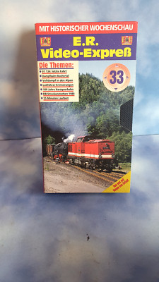 E.R.  Video - Expreß  Ausgabe   33     VHS Video  Eisenbahn