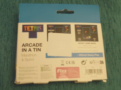 Official Tetris Arcade Full Colour 8-Bit Retro Game in a Tin
