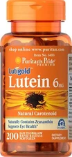 Lutein 6 Mg with Zeaxanthin Supports Eye Health, 200 Count by Puritan'S Pride US