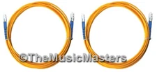 2X 12ft Fiber Optic Optical Digital Audio Cable Wire SPDIF Sound Bar Cord Yellow