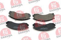Sakura BremsbeläGe Bremsbelegsatz Vorne FüR Mitsubishi Outlander III