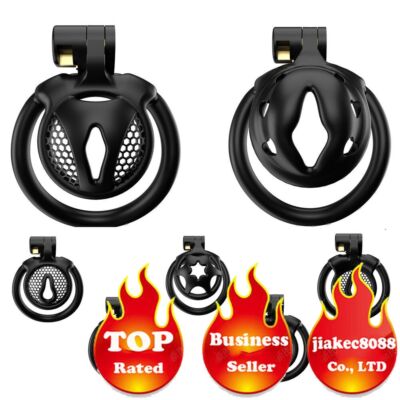 Standard Male Chastity Cage Device 7 Types Men Resin Locking Belt 5 Rings Device
