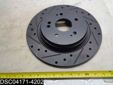 633-58029L Drilled and Slotted Black Zinc Brake Rotor