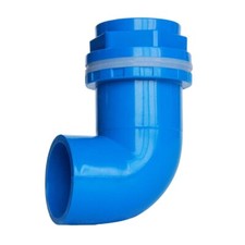 1 X L Type PVC Pipe Connector Fish Tank Drain pipe Joints Tube Drainage Parts
