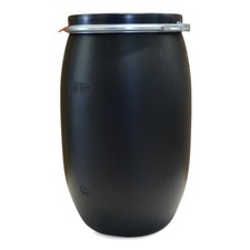 120 L Fass Wasserfass Gartenfass NEU & UNBENUTZT Farbe schwarz