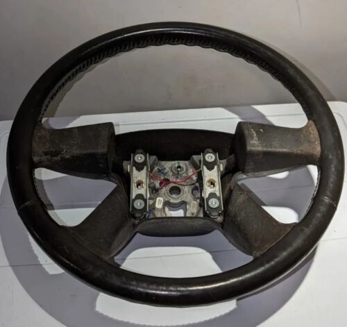 GMC OEM Steering Wheel 2003 ebony Delphi P15768324 Black Leather P15768324 - Foto 1 di 4