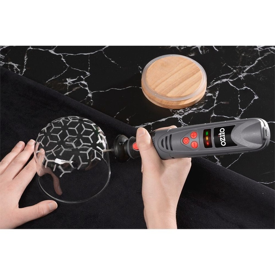 OZITO 3.6V Cordless Micro Rotary Multi Tool Dremel + 118 Accessories