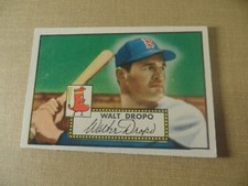 V-42 1952 Topps baseball card #235 WALTER DROPO First Base: Boston Red Sox