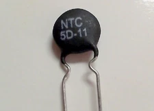 Thermistor varistor... NTC 5D11... switch-on protection resistor