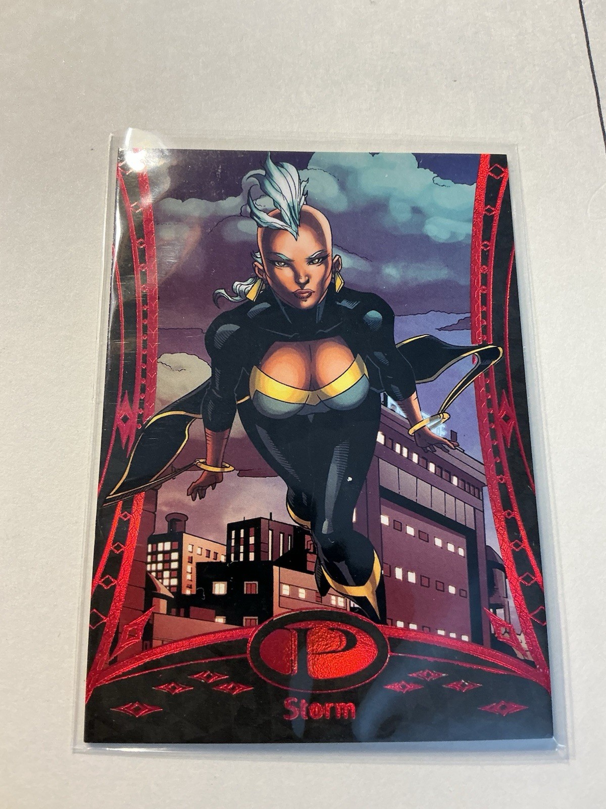 2014 Marvel Premier Trading Cards RED SPECTRUM PARALLEL 1 OF 1 #18 STORM