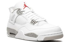 Air Jordan 4 Retro 2021 Sneakers White/Oreo, Size 9 Men