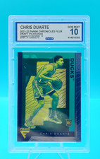 CHRIS DUARTE - 2021-22 Panini Chronicles Flux DP #243 RC - CCG GEM MT 10