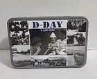 World War 2 D-Day 6th June 1944 French Collectible Tin Storage Box. Military