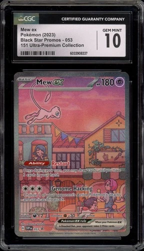 Pokemon Mew ex 151 Ultra-Premium Coll. Full Art Promo SVP EN 053 CGC 10 Gem Mint