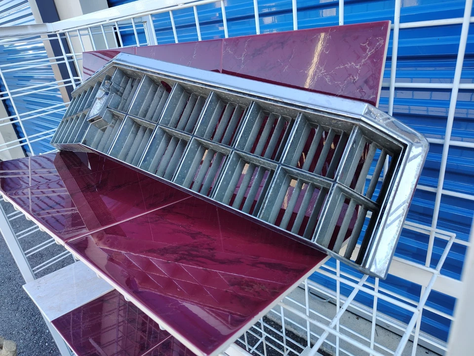 1975 Chevrolet Chevy Monte Carlo Upper Grille W/Emblem Factory GM OEM # 345349 - Image 3 of 4