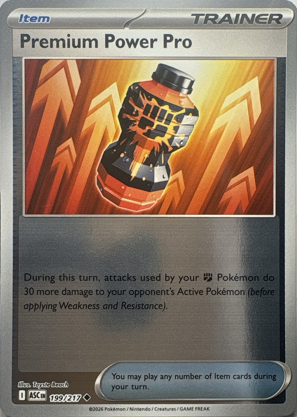 Premium Power Pro Reverse Holo Uncommon ME: Ascended Heroes 199/217 LP