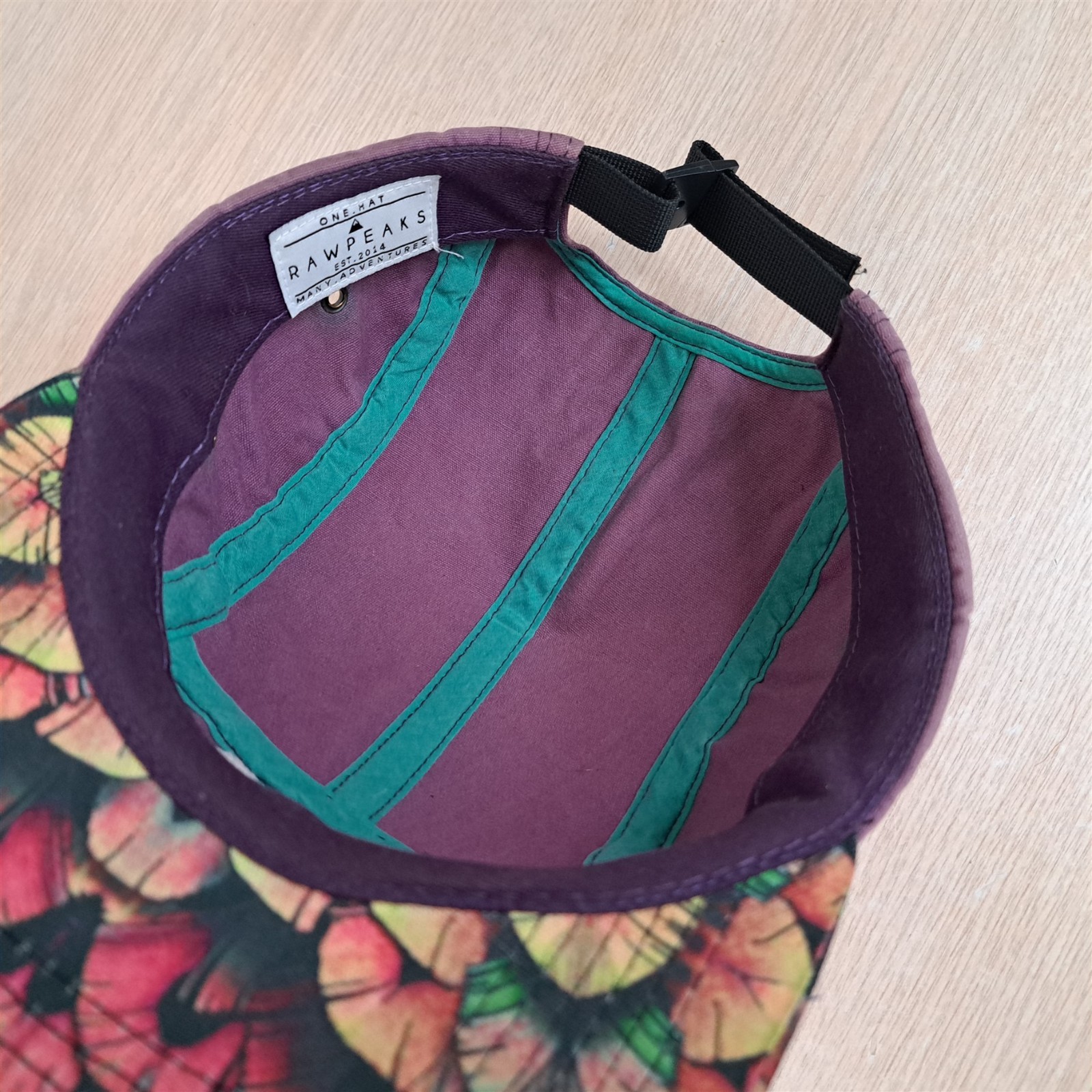 RAW PEAKS ADJUSTABLE STRAPBACK 5 PANEL BASEBALL H… - image 7