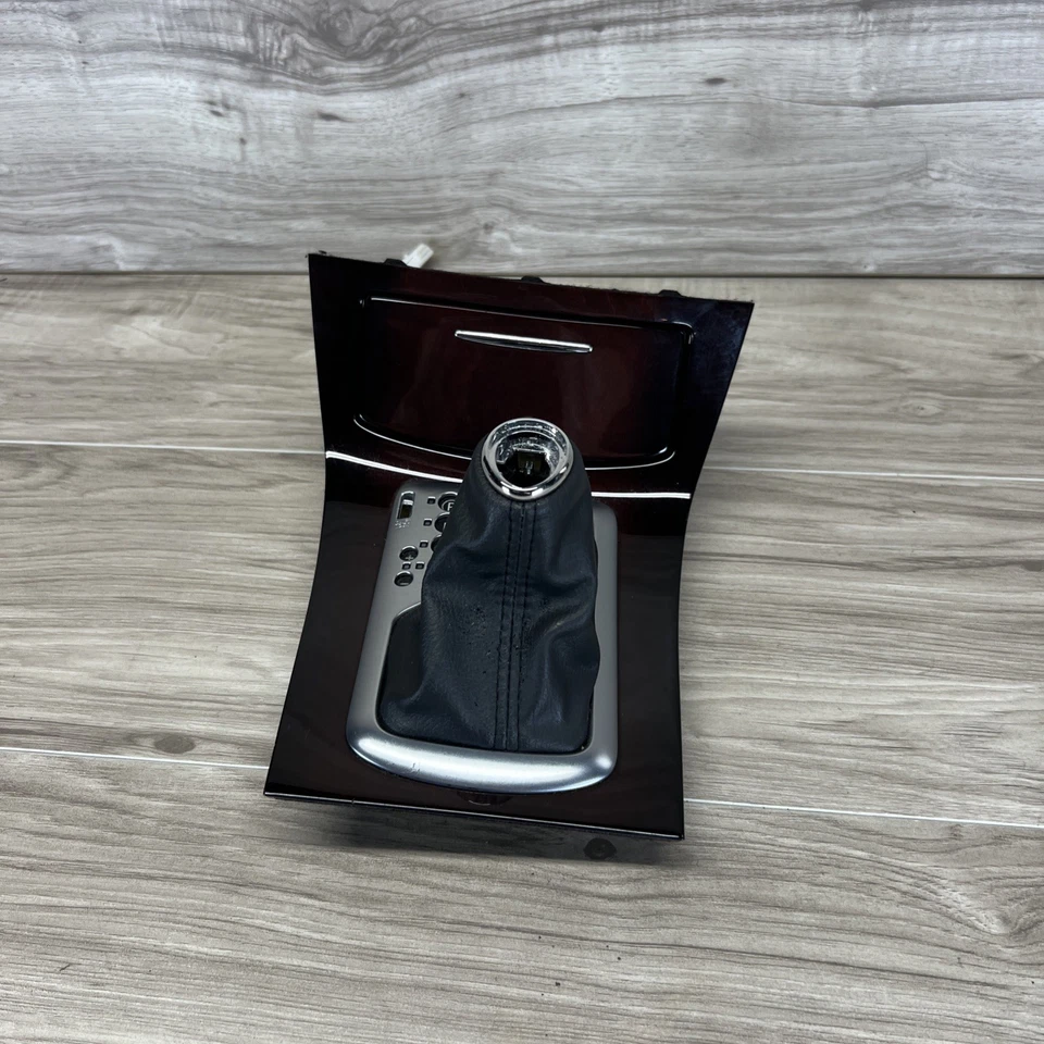 08 09 10 11 12 Infiniti EX35 Panel de bisel de ajuste de palanca de cambios con bota de cambio 96941-1BA2A Foto 2 de 4