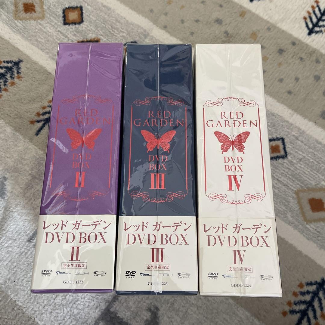 RED GARDEN レッドガーデン DVD-BOX 2〜4 RED GARDEN DVD BOX Set 2 to 4 Complete Collection Used
