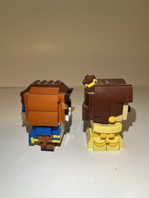 LEGO Brickheadz Disney Beauty and the Beast Belle (41595) Beast (41596) 11 & 12