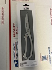 All Clad Brushed Stainless Steel 10” Poultry Shears Brand New