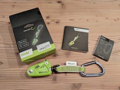 EDELRID OHM II Bremsassistent, Vorschaltwiderstand, Bremsverstärker, Neu
