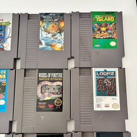 U PICK! Nintendo NES Games Adeventure Island Mario Bros. Sky Shark Castlevania +