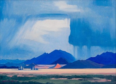 Jacob Hendrik Pierneef: Cloudburst Storm 22x30 Archival Quality Fine Art Print