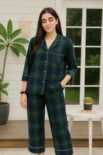 Cotton Pajama Set For Women - 2 Piece - Soft Comfortable Loungewear & Sleepwear