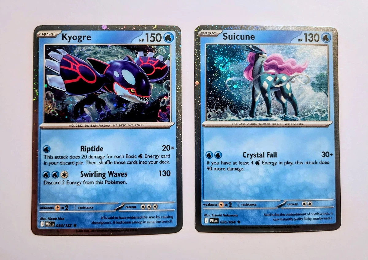 Suicune Holo Pokémon TCG Individual Collectible Card Game Cards