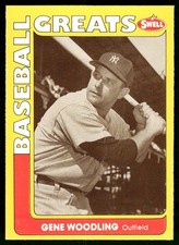 Gene Woodling 1991 Swell Baseball Greats #101 Near Mint or Better