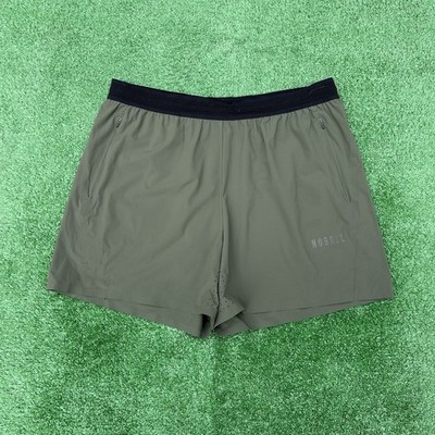 NOBULL Athletic Performance Light Weight Training Drawstring Shorts Sz XL