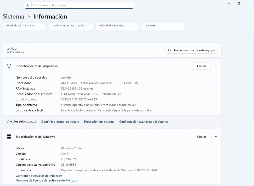 AMD Ryzen™ 5 9600X 6-Core, 12-Thread New Modern PC Tower. B650 Eagle Gigabyte - Image 3 of 4