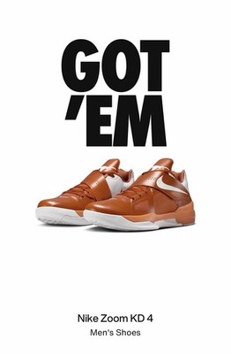 Size 9.5 - Nike Zoom KD 4 2012 Texas for sale online | eBay
