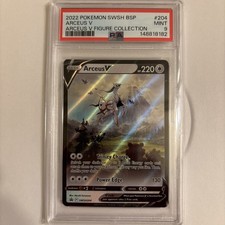 Carte promozionali Arceus V SWSH204 SWSH: Spada e Scudo Holo PSA 9
