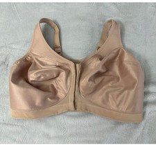 Glamorise Hook Front Bra 40G Nude Wire Free P...