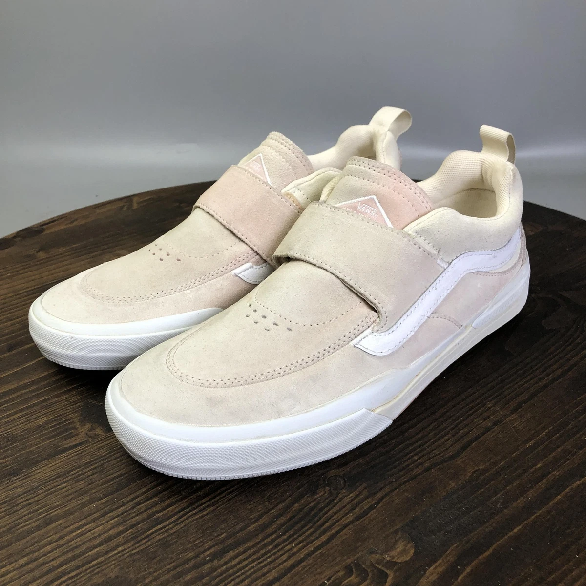 Vans Kyle Walker Pro White Suede Leather Skate Sneaker Men\'s Size 6 White Shoes Skate Kyle Walker Shoes in White/Beige| Vans CZ main image 2