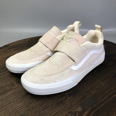 Vans Kyle Walker Pro Shoes Mens Size 9.5 Beige Suede Low Skate Sneakers 721454