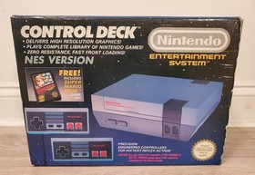 BOXED Nintendo NES Control Deck Console & Super Mario Bros - ONE OWNER